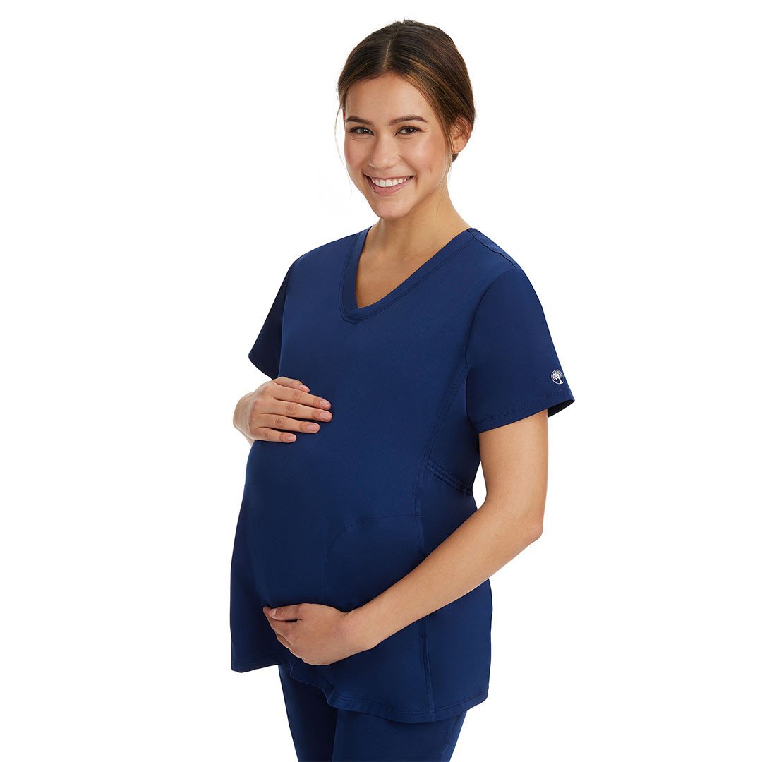 HH MILA MATERNITY TOP AND ROSE PANT SCRUB SET