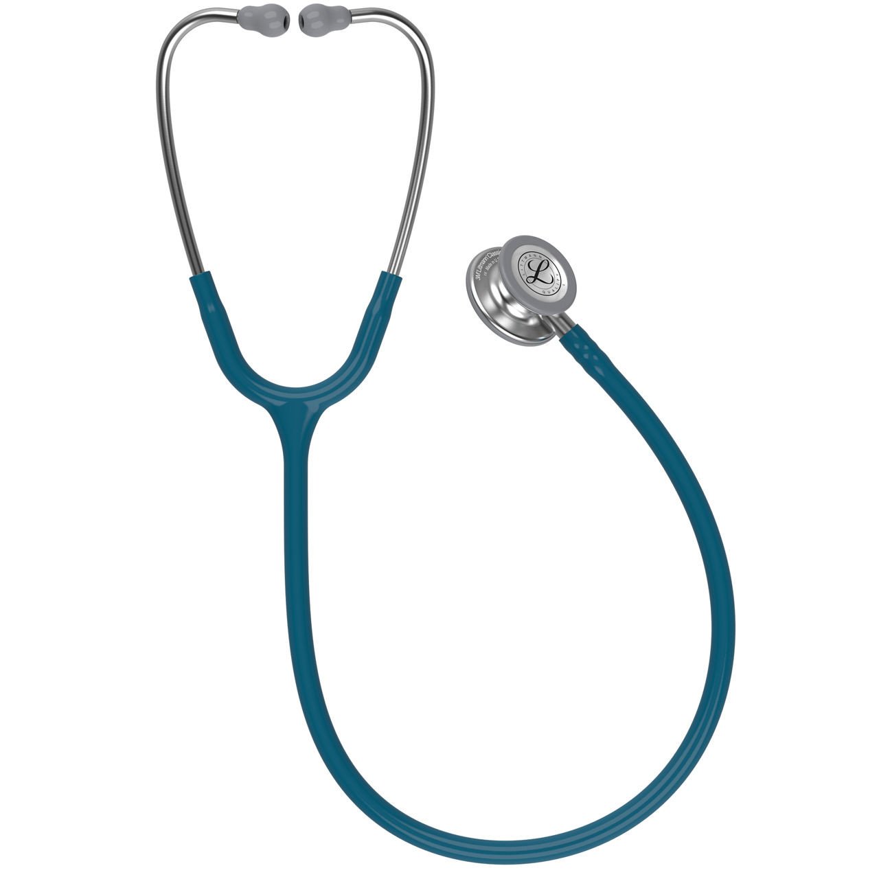 3M LITTMANN CLASSIC III STETHOSCOPE, STANDARD-FINISHCHESTPIECE, CARIBBEAN BLUE TUBE 5623