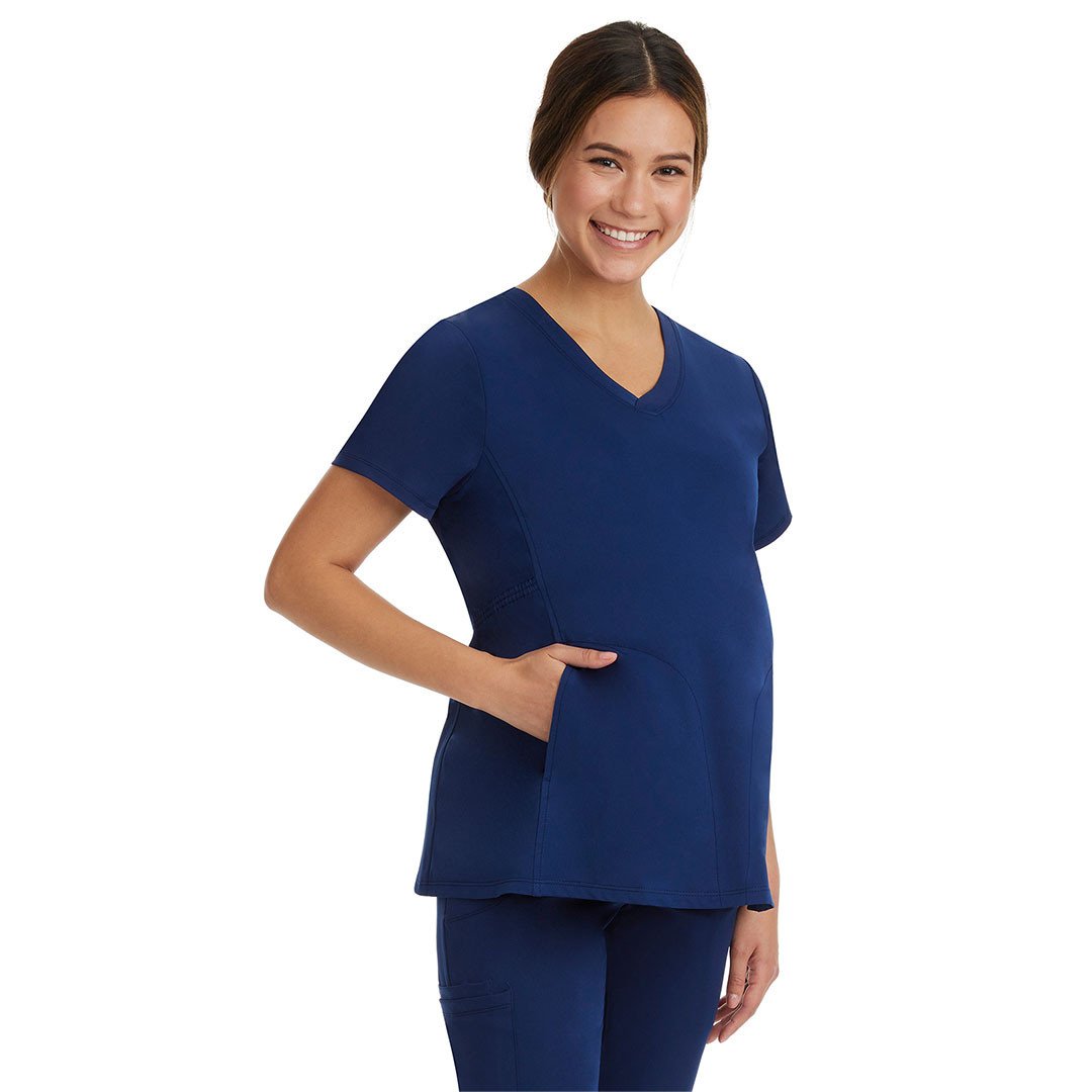 HH MILA MATERNITY TOP AND ROSE PANT SCRUB SET